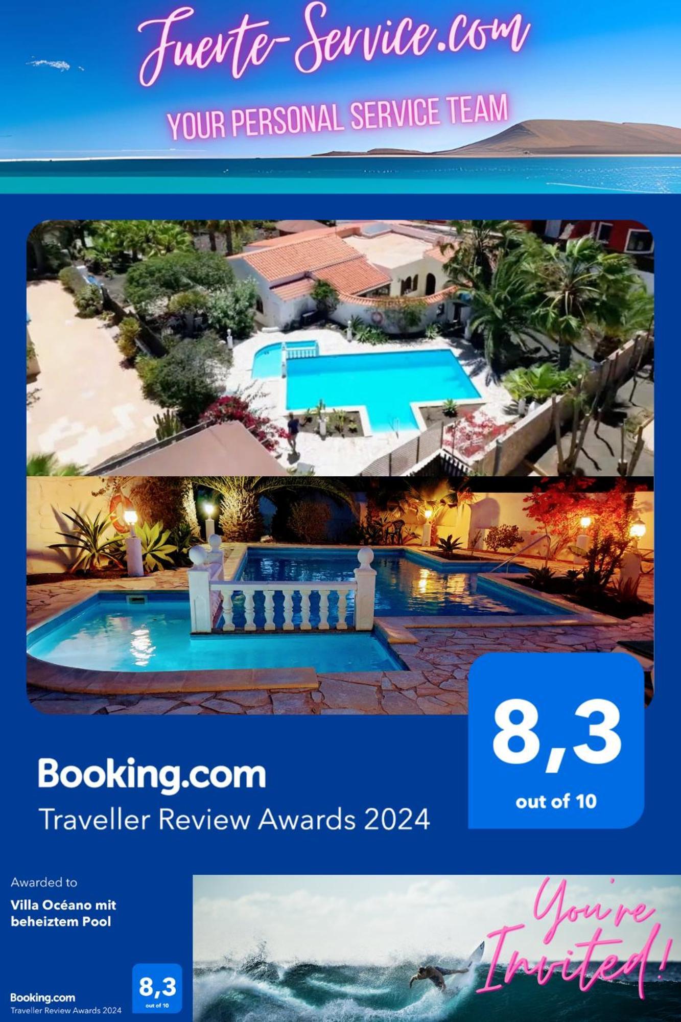 Villa Oceano Mit Privatem Beheiztem Pool, Vollklimatisiert Und Meerblick Parque Holandes Eksteriør billede